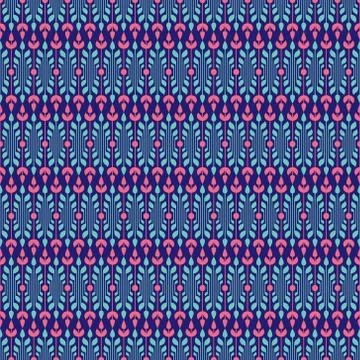 Creative vector seamless pattern Stock Illustration