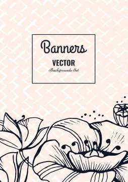 Creative vector template card. Stock Illustration