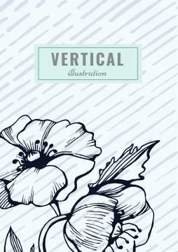 Creative vector template card. Stock Illustration