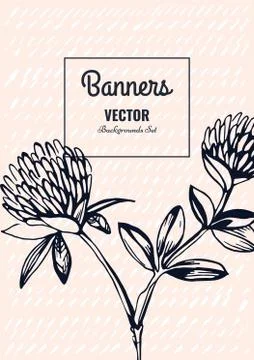 Creative vector template card. Stock Illustration