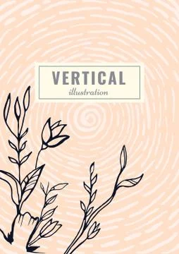 Creative vector template card. Stock Illustration