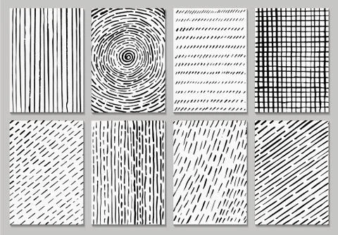 Creative vector template cards. Stock Illustration