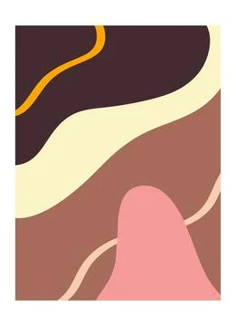 Creative vector texture with colorful abstract swirls and lines Stock Illustration