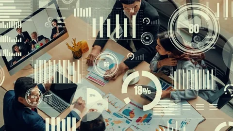 Creative visual of business people in a ... | Stock Video | Pond5