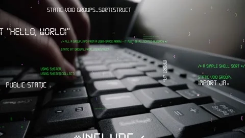 Creative visual of computer programming coding and software development Stock Footage 151655102