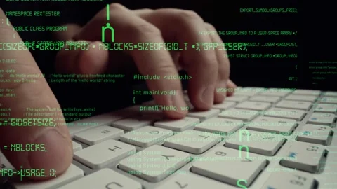 Creative visual of computer programming coding and software development Stock Footage 156277697