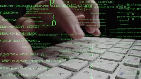 Creative visual of computer programming coding and software development Stock Footage 156679015
