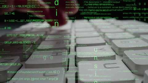 Creative visual of computer programming coding and software development Stock Footage 156725412
