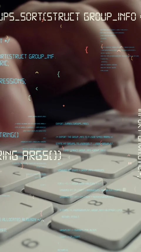 Creative visual of computer programming coding and software development Stock Footage 290198592