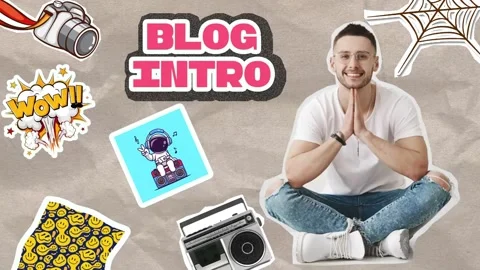 Creative Vlog Intro Retro Style | Vintage Video Opener Stock After Effects
