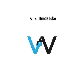 Creative W- letter icon abstract logo design vector template.Business offer,p Stock Illustration