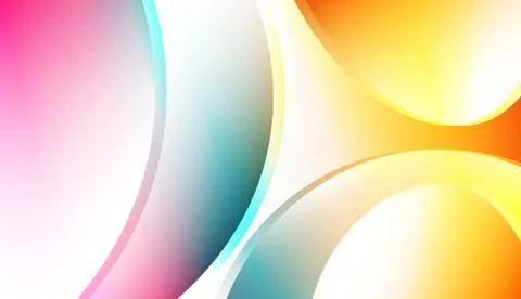 Creative Waves. Futuristic Technology Style Background. Design For Your Heade Stock Illustration