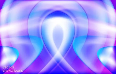 Creative wavy stylish new cool blue color gradient abstract colorful liquid Stock Illustration