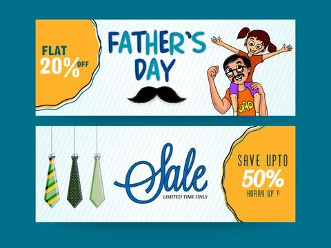 Creative website header or banner set of Limited Time Sale with 20% Off, Ve.. Stock Illustration