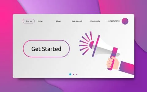 Creative website template designs. Vector illustration concepts of web page d Stock Illustration