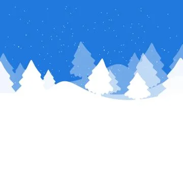 Creative winter christmas background design Stock Illustration