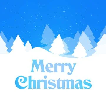 Creative winter christmas background design Stock Illustration