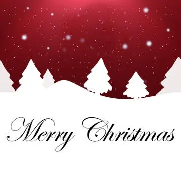 Creative winter christmas background design Stock Illustration