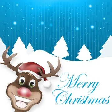 Creative winter christmas background design Stock Illustration