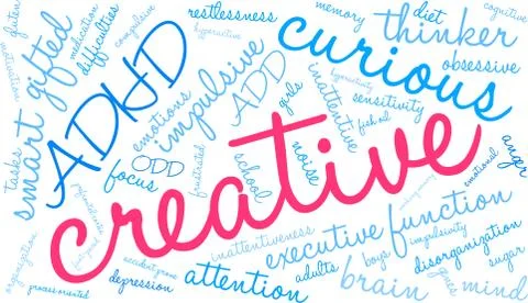 Creative Word Cloud 스톡 일러스트