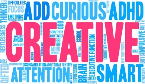 Creative Word Cloud 스톡 일러스트