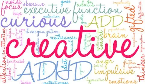 Creative Word Cloud 스톡 일러스트