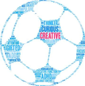 Creative Word Cloud Stock Illustration