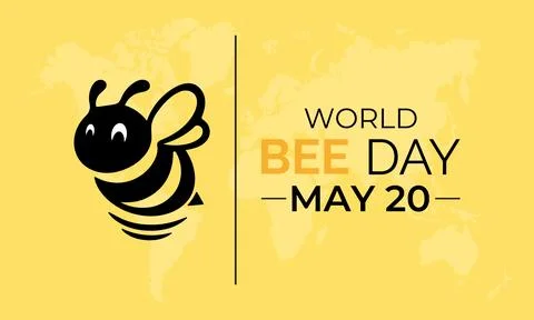 Creative World Bee Day may 20. Иллюстрация