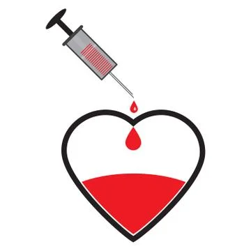 Creative World Blood Donor Stock Illustration