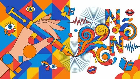 Creative Writing Illustration Illustration