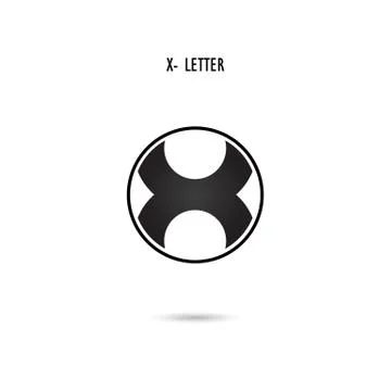 Creative X-letter icon abstract logo design.X-alphabet symbol.Corporate busin Stock Illustration