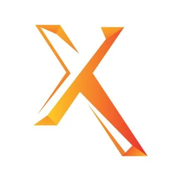 Creative X Letter logo design vector concept illustration Stock Illustration