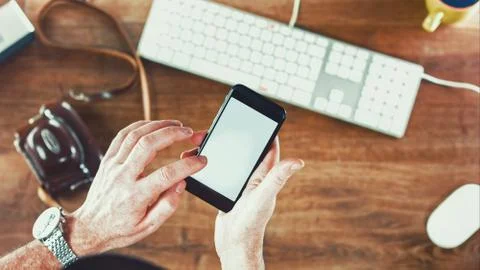 Creative young man his office Photos