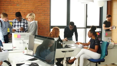 Creative young partners with innovative ideas. Stock Footage 88174624