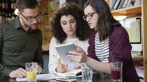 Creative Young Team Remote Business Building A Startup Technology Trendy Stock Footage