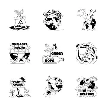 Creatively crafted amazing glyph illustrations set of travel and tourism 스톡 일러스트