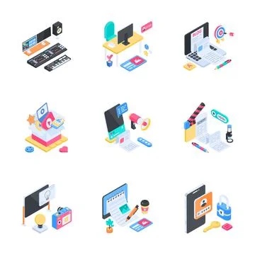 Creatively crafted amazing glyph illustrations set of travel and tourism Ilustración de archivo