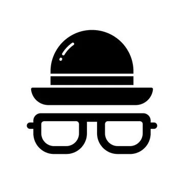 Creatively crafted glyph sticker of disco flying saucer celebration Stockillustratie
