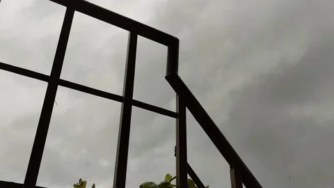 Creatively, Dramatic composed Clouds time-lapse. Time-lapse of clouds . Black Stock Footage 155615114