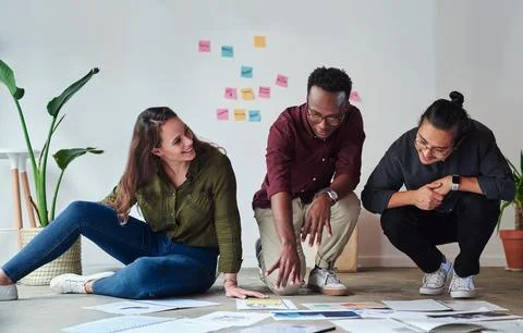 Creativity is always at a high when we work together. Full length shot of a Stock Photos