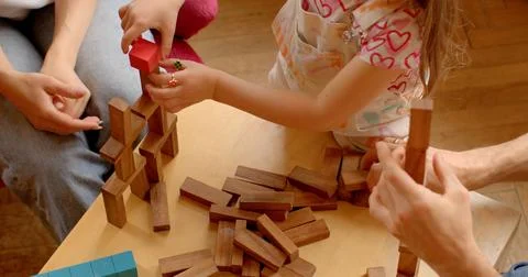 Creativity and Imagination: Building blocks offer children to unleash creativity Stockfoto's