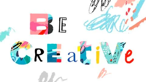 Creativity and Inspiration.  .Vector illustration of bright creative and idea Stock Illustration