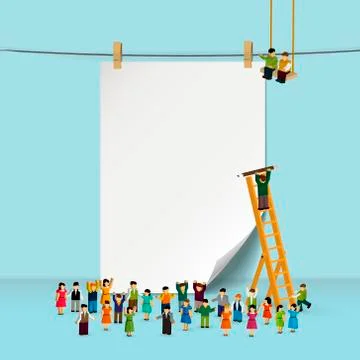 Creativity concept 3d isometric infographic Stock Illustration