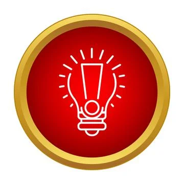 Creativity concept with glowing light bulb inspiring new idea Stock Illustration
