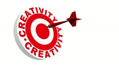 Creativity Dartboard Target Video stock 22262642