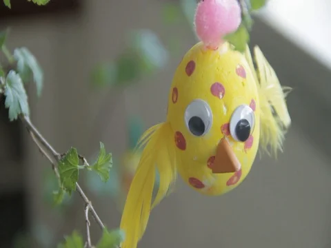 Creativity - Easter creation, Close Up 스톡 동영상 129744225