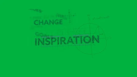 Creativity, Inspiration, Change, Solution text over mesh against black Stock Footage 325176939