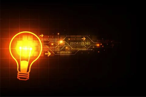 Creativity that leads to the world of the future. Illustrazione stock