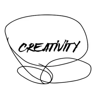 CREATIVITY stamp on white background Stock Illustration