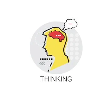 Creativity Think New Idea Inspiration Creative Process Business Icon 스톡 일러스트